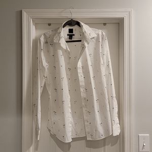 Men's H&M Easy-iron shirt, slim fit.